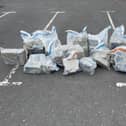 A significant quantity of suspected cannabis with a street value thought to be in the region of £2.1million was discovered and seized in Co Tyrone. Picture: PSNI