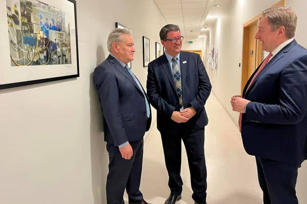 Medical Director, Charlie Martyn, Professor Parks and Acting Chairman, Jonathan Patton.