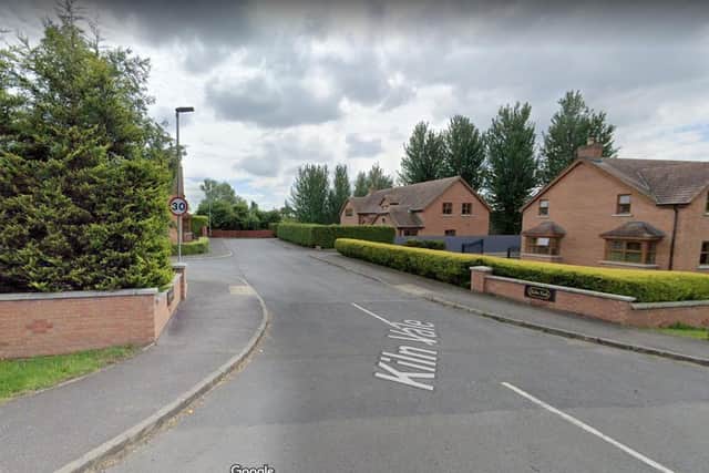Kiln Vale in Lurgan, Co Armagh. One vehicle was stolen while another was unlocked without the owners permission says PSNI. Photo courtesy of Google.