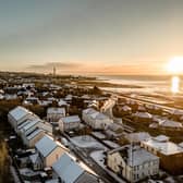 A spectacular view from Carrickfergus of the sun rising over Belfast Lough. Photo: Treasure Box Photography