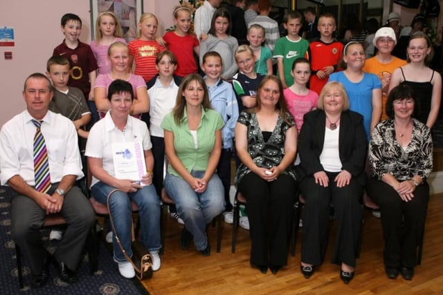 Pictured at a 2007 NEELB Youth Awards presentation evening at Knockagh Lodge.
