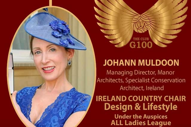 NI woman and Architect Johann Muldoon has become a newly appointed Country wing chair of the G100 Mission Million. Credit Johann Muldoon