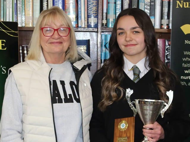 Students at St Patrick's Academy receive recognition at prizegiving ceremony