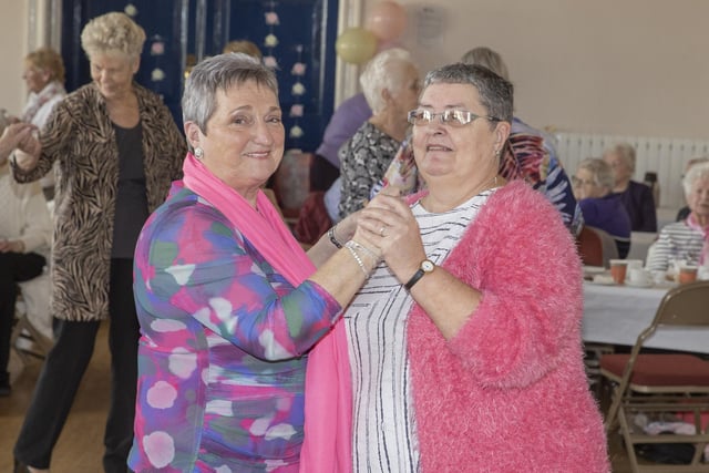 Pictured on the dance floor during the Tea Dance in Ballymoney Town Hall.