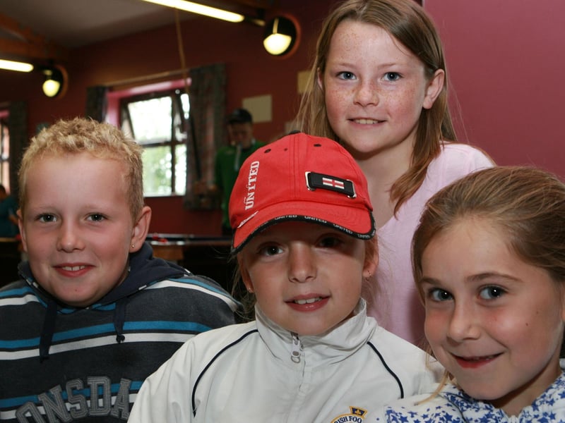 Attending Greenisland and Knockagh Youth Centre's summer scheme were Nathan Blackwood, Hannah Cardwell, Abbie Johnston and Amy Nicholson. Ct29-018tc
