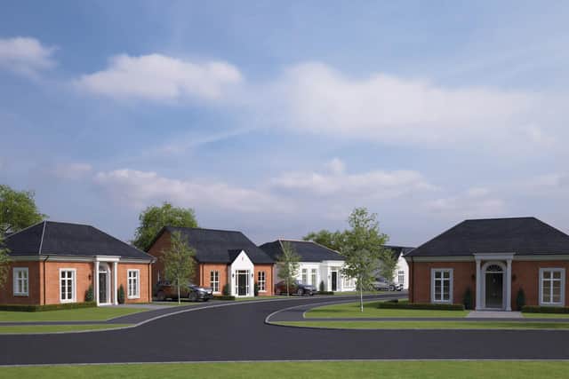 A CGI image of the Bracken development off Lisnisky Lane in Portadown. Picture: Sustar Developments Ltd