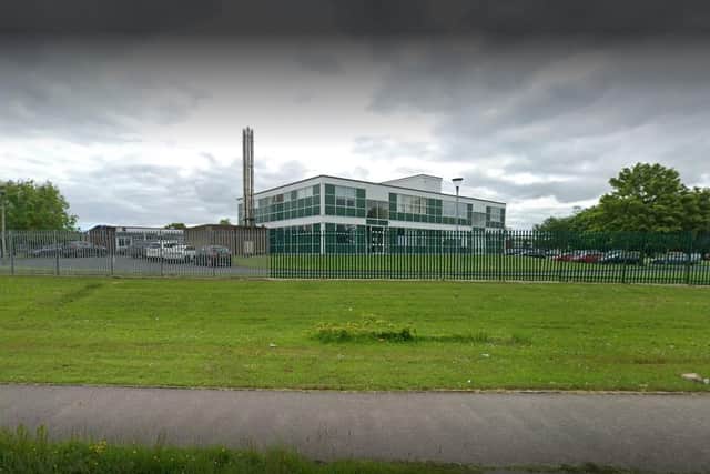 Pupils and staff at Lismore Comprehensive School in Craigavon, Co Armagh were evacuated after a 'chemical leak'. Photo courtesy of Google.