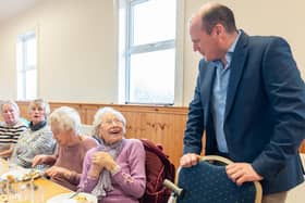 Minister Lyons visits Curragh Rising Sons of Joshua LOL 855.