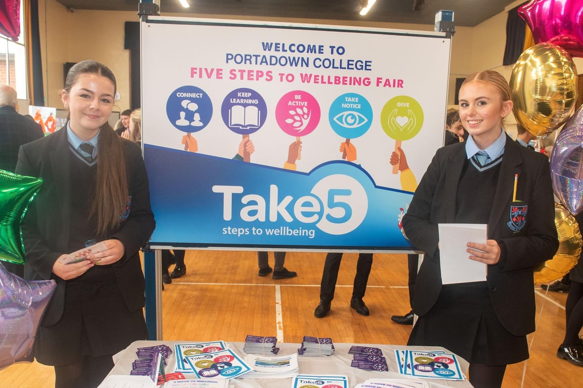 40 uplifting pictures as Portadown College wellbeing fair encourages pupils to ‘get active’ and ‘give’
