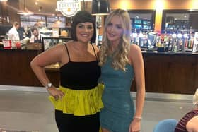 Mia with her proud mum Julie.