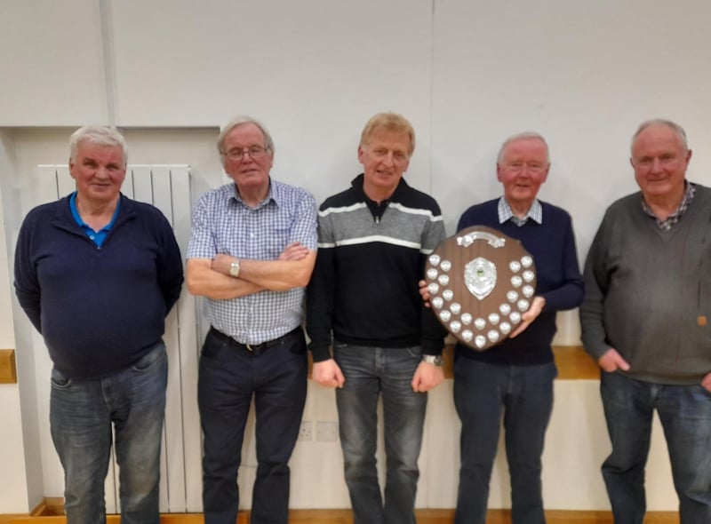 Bushmills & District over 50 pairs finalists 2023