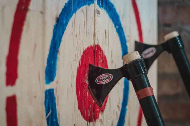 A growing number of leisure operators in Northern Ireland are now offering axe-throwing experiences. Picture: The Mill NI