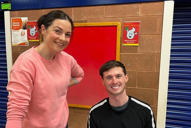 Clare Campbell rehearses with Musical Director Andrew Robinson