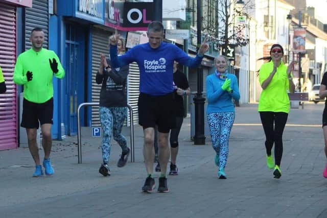 John Butcher running in support of Foyle Hospice