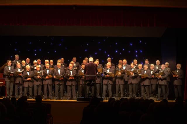 Portadown Male Voice Choir in concert. at Craigavon Civic Centre. Picture: Tony Hendron