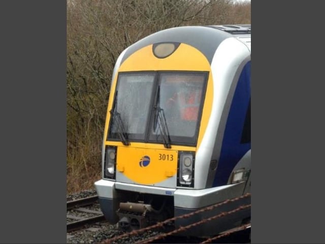 Translink train - hopes high for a rail halt in Craigavon, Co Armagh. Photo Colm Lenaghan/Pacemaker Press