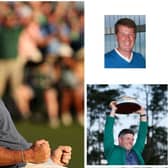 Colin Farr (top right) had a freaky dream that led him to put a 40-1 bet on Rory McIlroy winning The Masters after a play-off.  Augusta pictures: Richard Heathcote / Getty Images