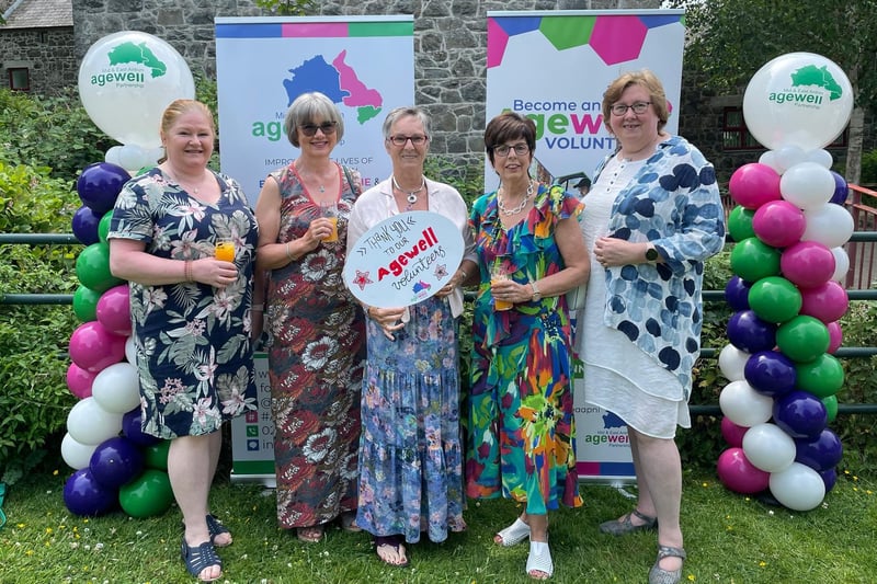Attending the special thank-you event held at Houston's Mill, Broughshane. Photo submitted by Mid and East Antrim Agewell Partnership