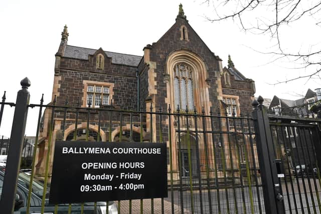 The case was adjourned at Antrim Magistrates Court, sitting in Ballymena. Photo: Pacemaker
