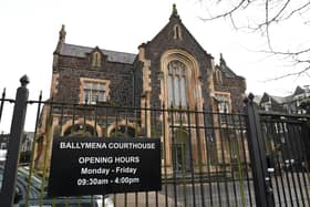 The case was adjourned at Antrim Magistrates Court, sitting in Ballymena. Photo: Pacemaker