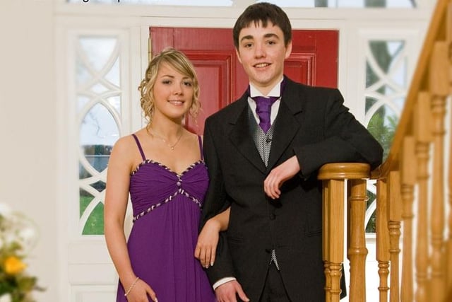 Claire Cusack and Adam Watt about to leave for the Ballycastle High School formal at the Rosspark Hotel.