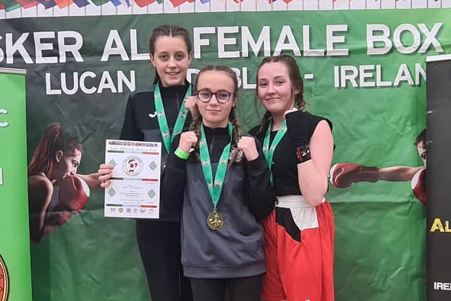 Mackenzie Neill, Zoe McCaughran and Skye-Leigh Haighton fought their way to gold medals.