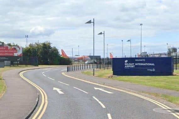 Belfast International Airport. Image by Google