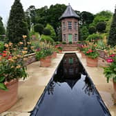 Platinum Jubilee Clockwork Garden at Antrim Castle Gardens.