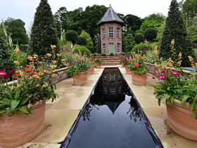 Platinum Jubilee Clockwork Garden at Antrim Castle Gardens.