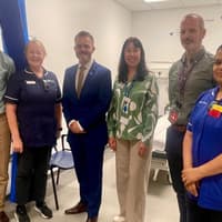 Health Minister sees frontline care first hand at Lagan Valley’s urgent care centre