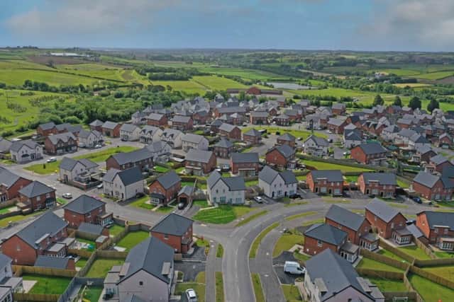 Artist's impression of Dundonald Millmount Village Gardens.  Pic credit: LDR