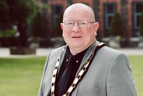 The Mayor of Antrim and Newtownabbey, Cllr Neil Kelly. Pic supplied by Antrim and Newtownabbey Borough Council