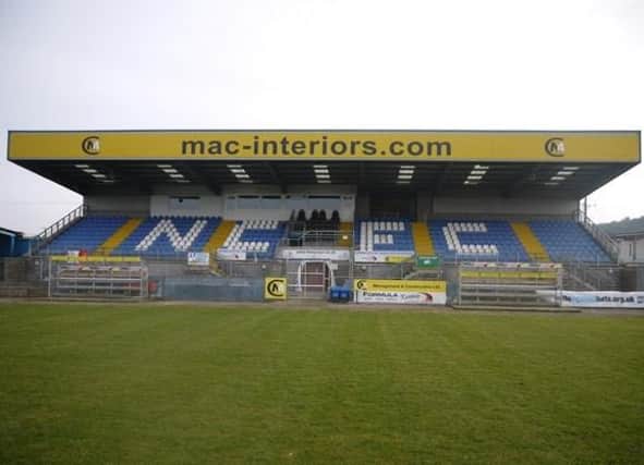 Newry City AFC's stadium, The Showgrounds.