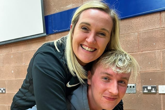 Orla Mullan and Adam Mullan enjoying rehearsals for Best of Broadway and the West End 2