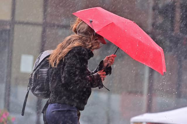 A yellow warning for rain has been put in place. Picture: Colm Lenaghan / Pacemaker