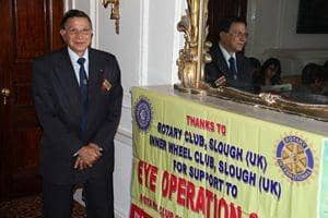 Ram Bedi was a door to door salesman when he came to live in Northern Ireland.