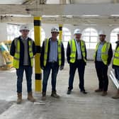 Mayor of Leicester completes site tour of Leicester City Council Pilot House Project. Credit: Supplied