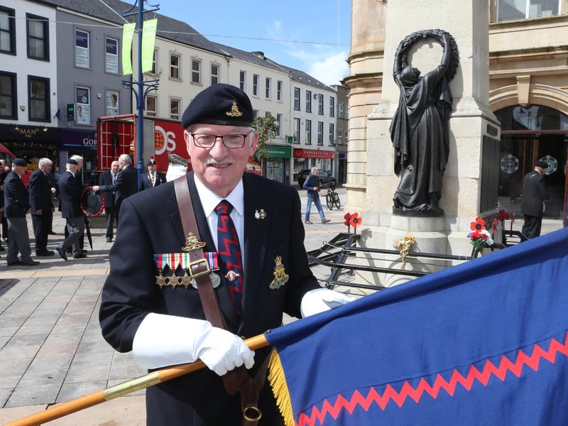 Commemorating D-Day in Coleraine.