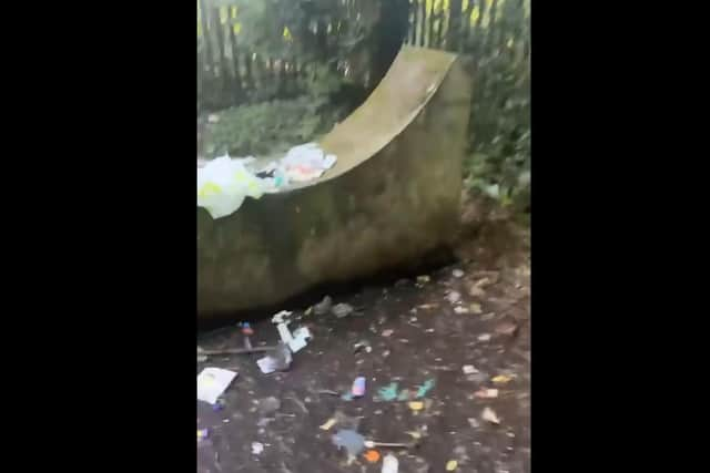 Shocking video shows 'heroin' den littered with needles and drugs paraphernalia in Craigavon, Co Armagh.