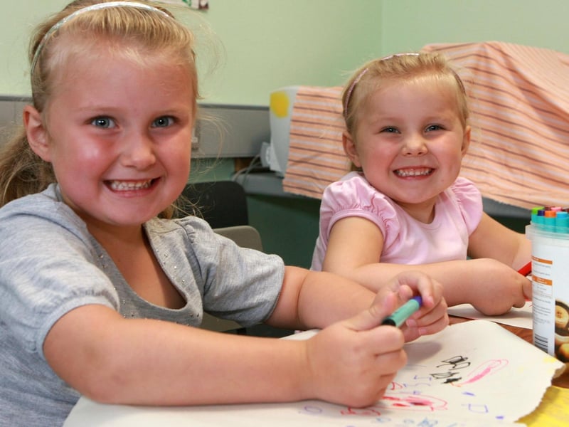 Attending Greenisland and Knockagh Youth Centre's summer scheme were Casey and Taylor Holmes. Ct29-005tc