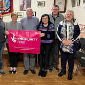 Committee  members of the Kilrea & District Ulster Scots Society. From L to R : William Atkinson (Treasurer), Noel McQuillan (Funding Officer), Charlotte Brownlow (Committee Member), Trevor Kyle (Committee Member), Eileen McKane (Secretary), David Brownlow (Committee  Member), Pearl Hutchinson (Publicity).