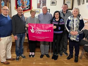 Committee  members of the Kilrea & District Ulster Scots Society. From L to R : William Atkinson (Treasurer), Noel McQuillan (Funding Officer), Charlotte Brownlow (Committee Member), Trevor Kyle (Committee Member), Eileen McKane (Secretary), David Brownlow (Committee  Member), Pearl Hutchinson (Publicity).