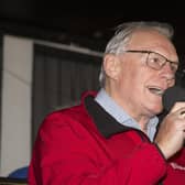 Ian Crowe from Air Ambulance Northern Ireland pictured at the Bushvalley Amateur Radio Club annual rally held in Limavady FC to raise funds for the  Air Ambulance NI