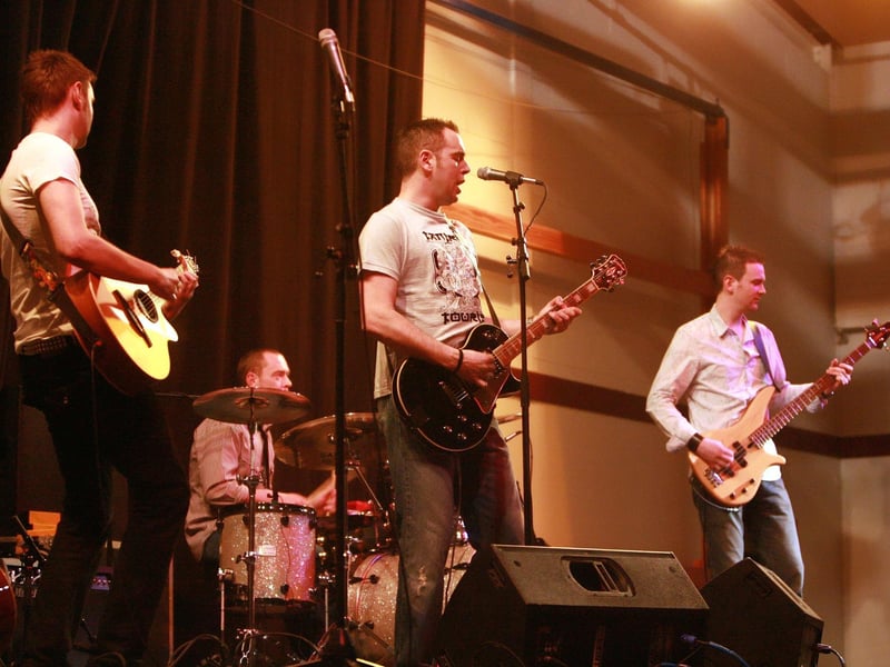 Phoenix 23 from Belfast played support for Carl Verheyen during a visit to the Carrick school. ct15-038tc