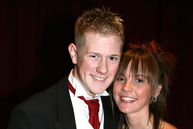 Craig Small and guest pictured during the Dunluce School Formal at the Royal Court Hotel in 2007.
