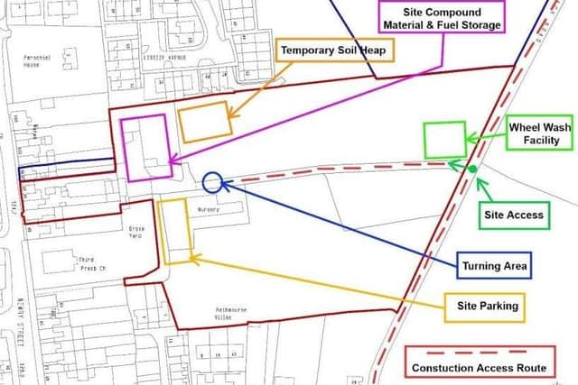 Given the scale of the proposed construction scheme, strict conditions had to be made to streamline the construction phase and minimise inconvenience in relation to mud and dust. Credit: ABC planning portal