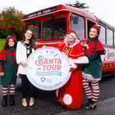 Lord Mayor Councillor Sarah Duffy, Mrs Claus and the elves invite local communities to join Santa as he rolls in on his dazzling red bus to present a sparkling programme of seasonal celebrations. Picture: ABC Borough Council