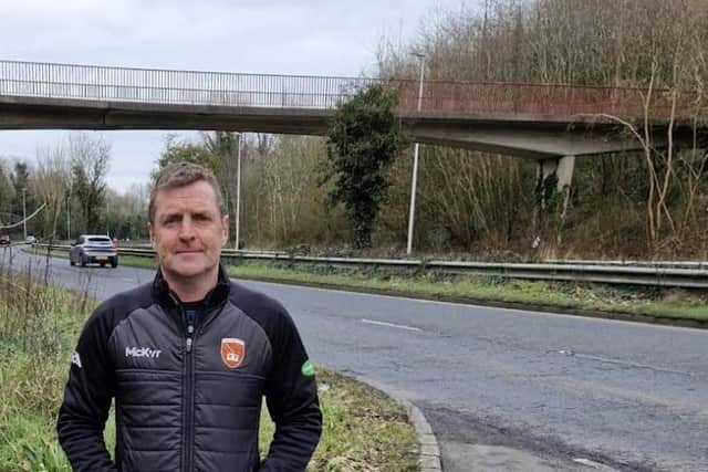 Sinn Fein representative Jude Mallon has revealed the footbridge from Legahory to Craigavon Lakes is to be demolished for safety reasons.