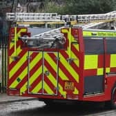 Firefighters were called to reports of a fire on a boat in Carrickfergus Harbour.  Picture: Pacemaker