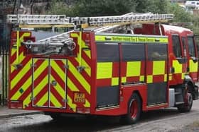 Firefighters were called to reports of a fire on a boat in Carrickfergus Harbour.  Picture: Pacemaker